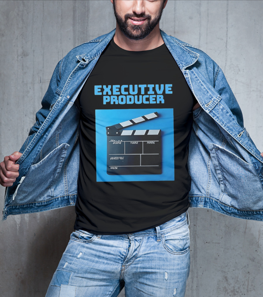 Executive Producer Clapper Board Iconic Movie Director T-Shirt