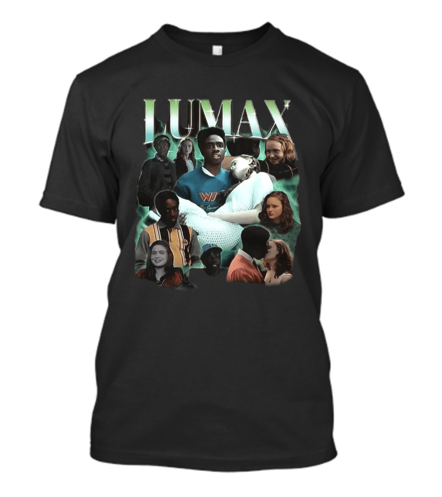 Lumax WJ Stranger Things Characters Collage T-Shirt