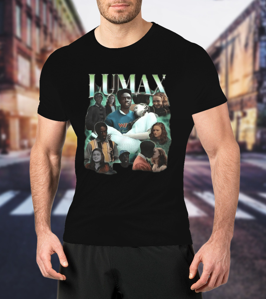 Lumax WJ Stranger Things Characters Collage T-Shirt