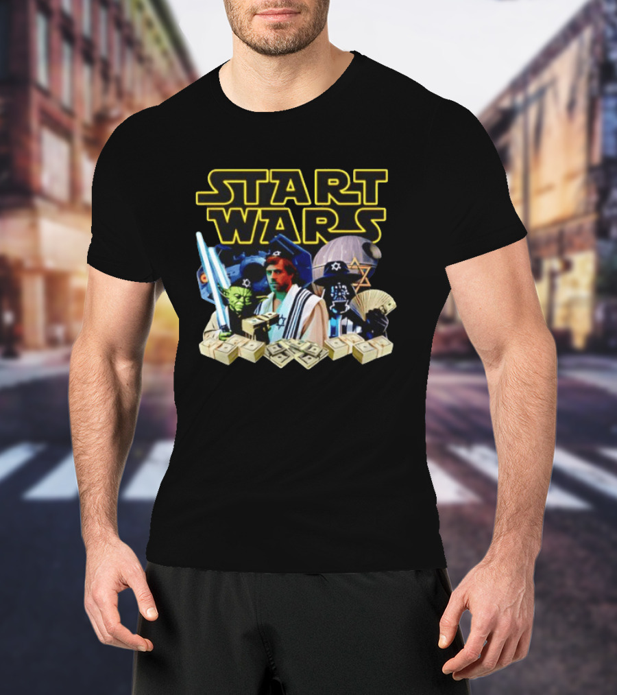 Start Wars Grinch Characters Dollar Yoda Vader Luke Money T-Shirt
