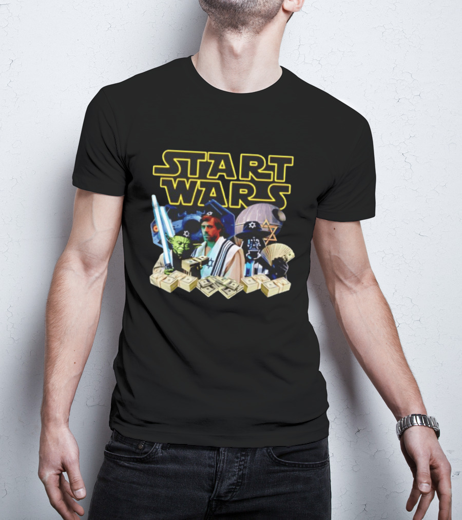 Start Wars Grinch Characters Dollar Yoda Vader Luke Money T-Shirt