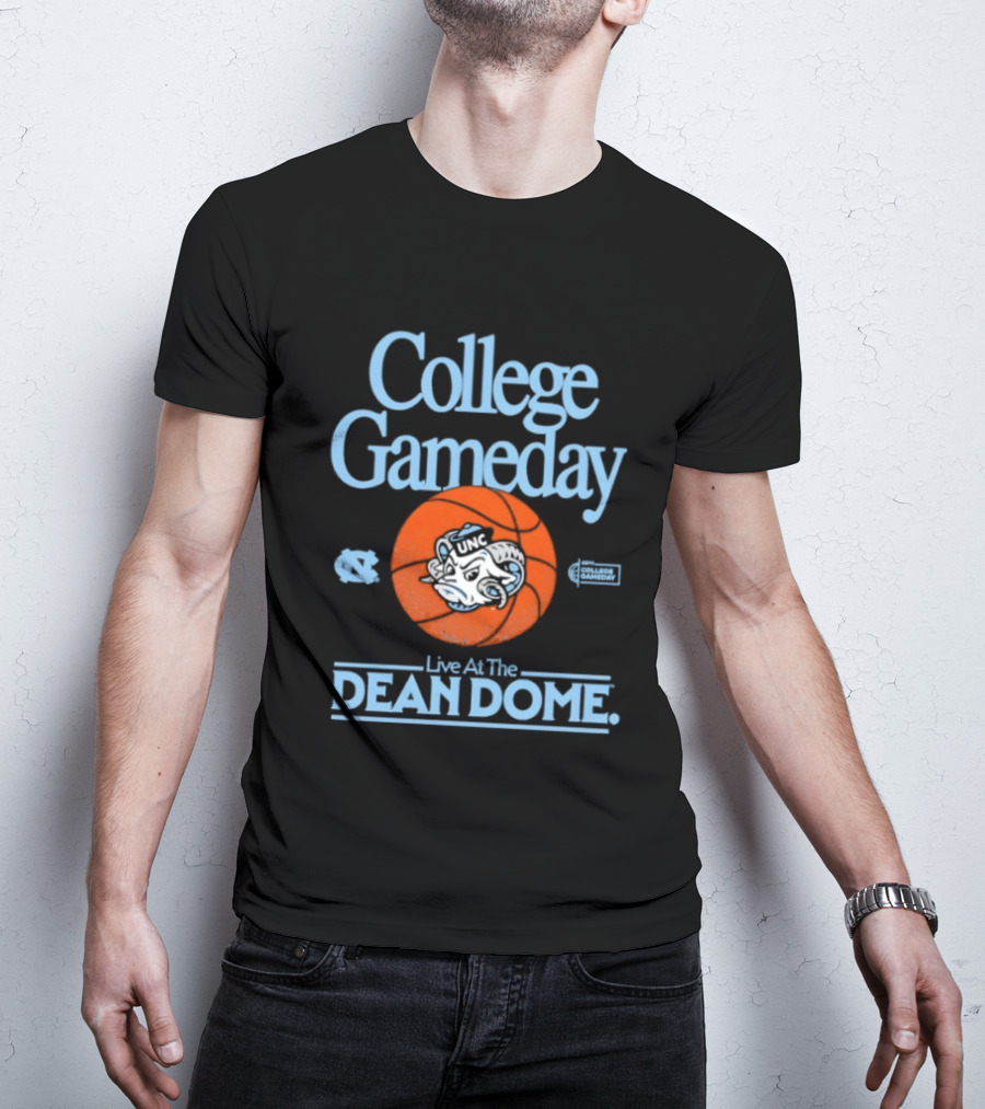 North Carolina Tar Heels College Gameday Live At The Dean Dome T-Shirt