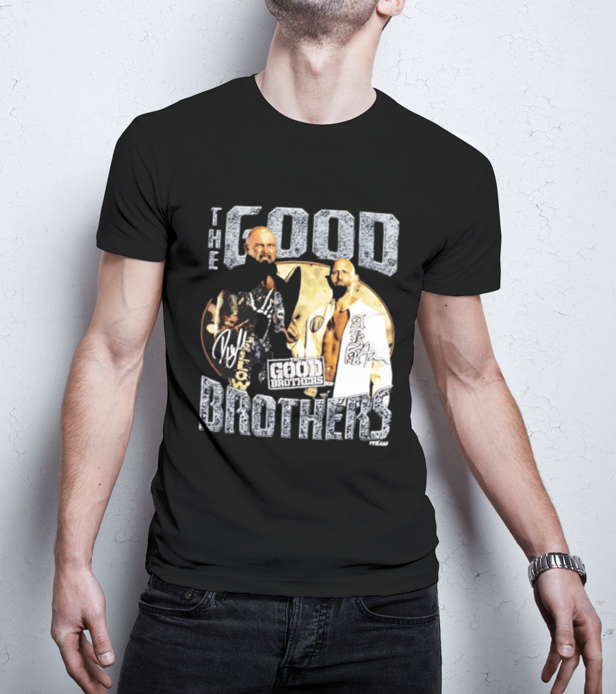 The Good Brothers Built Different Wrestling Signature Series T-Shirt