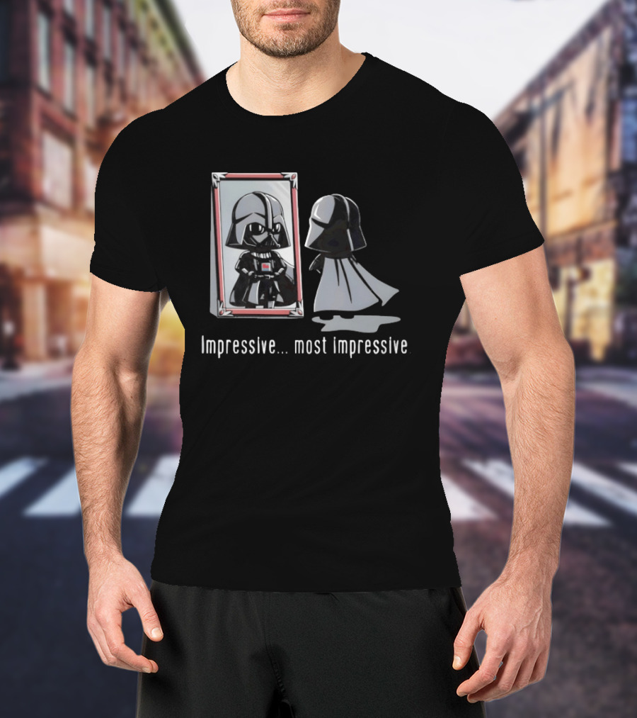 Impressive Most Impressive Darth Vader Mirror Reflection T-Shirt