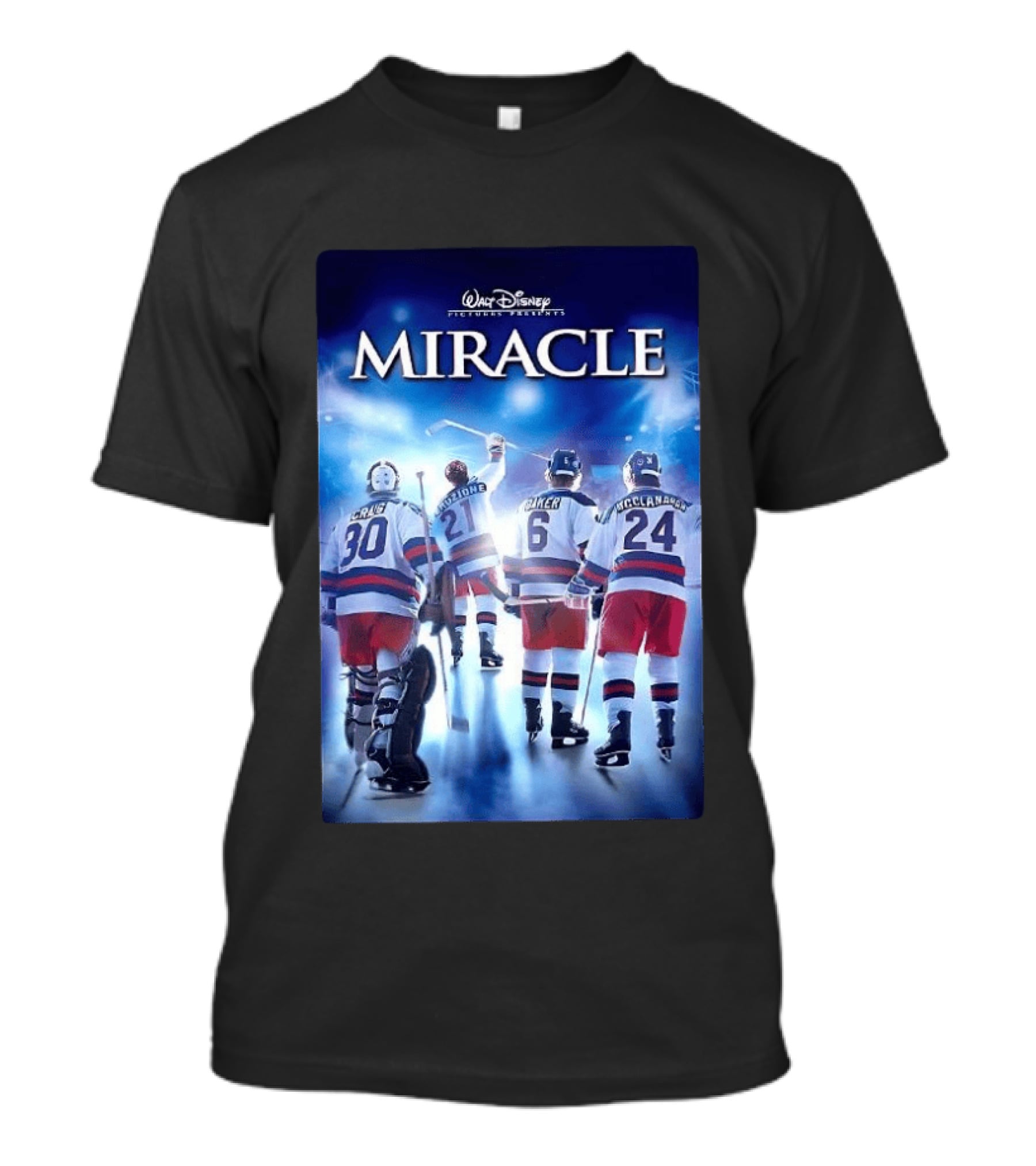 Walt Disney Pictures Presents Miracle NHL Craig Eruzione Baker McClanahan T-Shirt