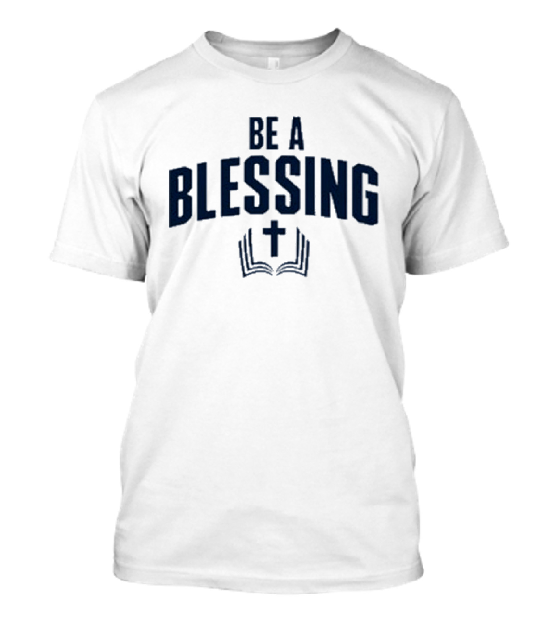 Drake Maye Be A Blessing Cross And Open Book T-Shirt