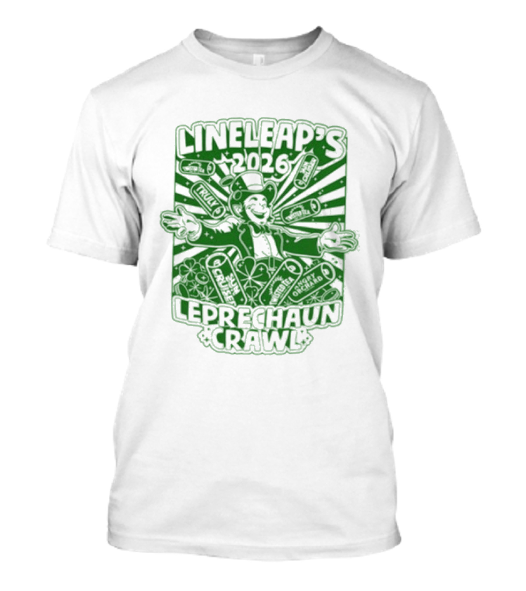 Lineleap's 2026 Leprechaun Crawl T-Shirt