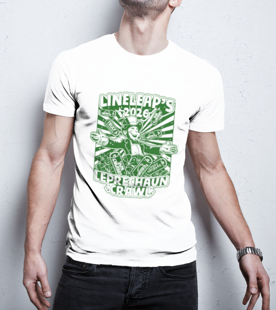 Lineleap's 2026 Leprechaun Crawl T-Shirt
