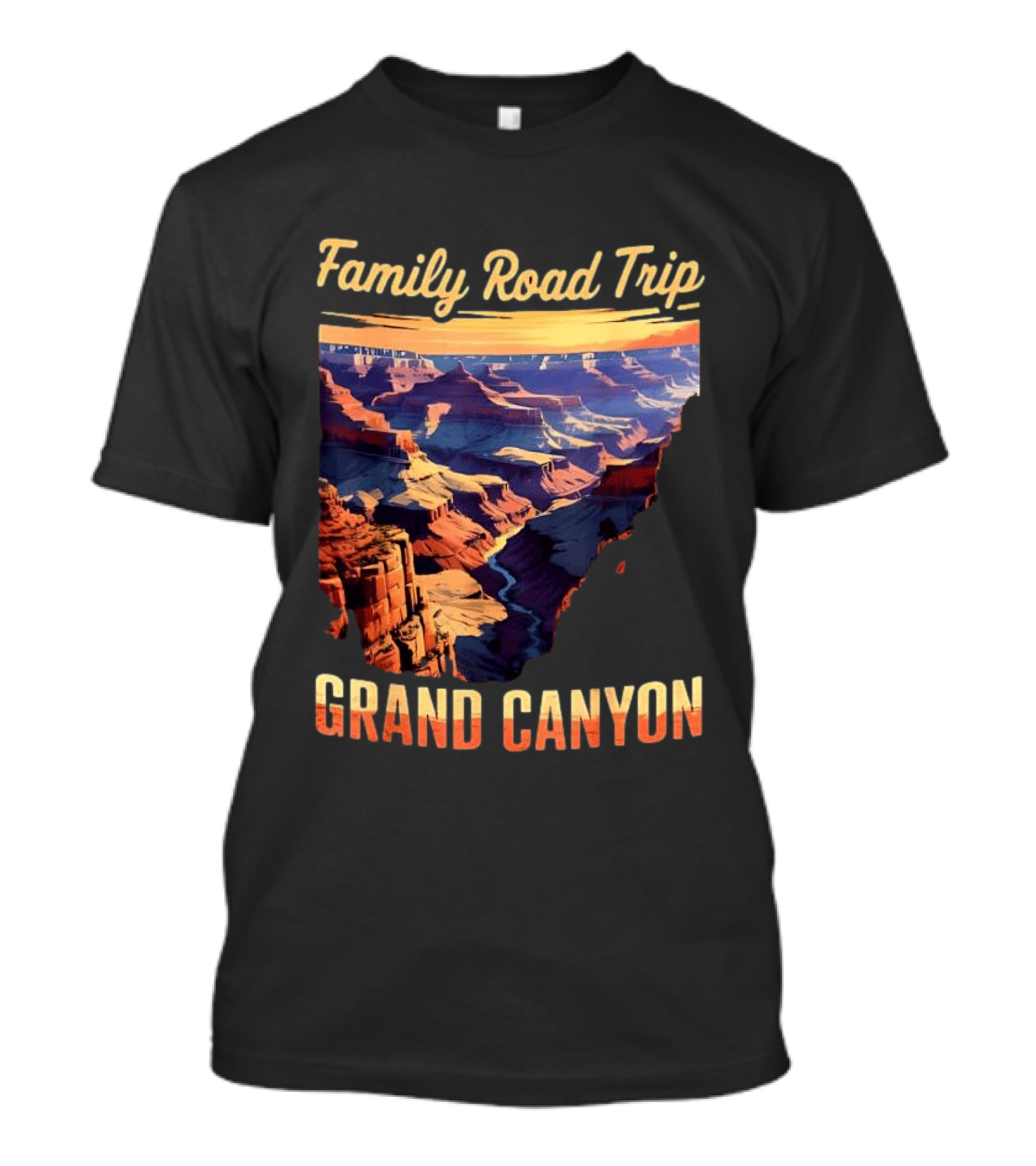 Family Road Trip Grand Canyon National Park Adventure T-Shirt
