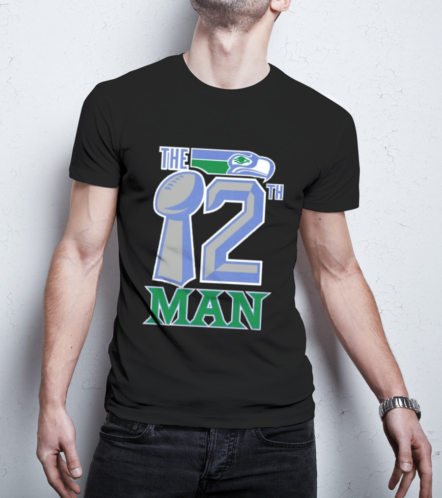 The 12th Man Seattle Bird Fan Football T-Shirt