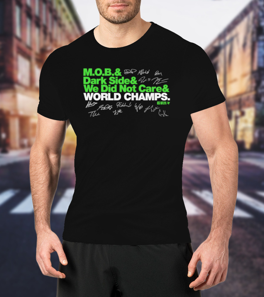 MOB Don't Care World Champs Signatures T-Shirt