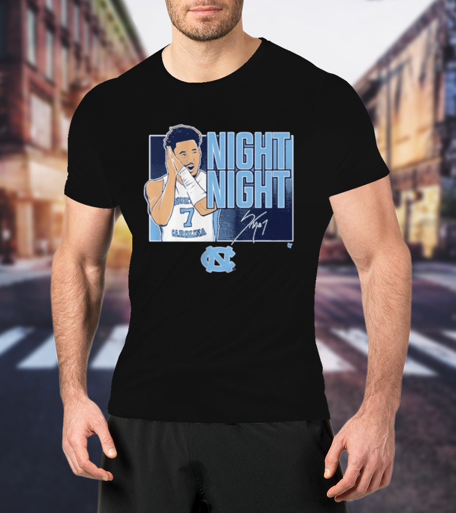 Seth Trimble Night Night North Carolina Tar Heels Basketball UNC T-Shirt
