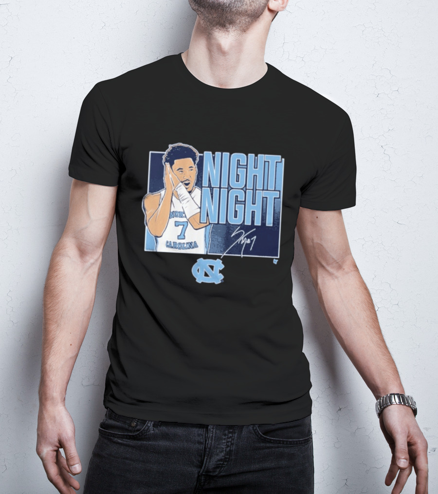 Seth Trimble Night Night North Carolina Tar Heels Basketball UNC T-Shirt