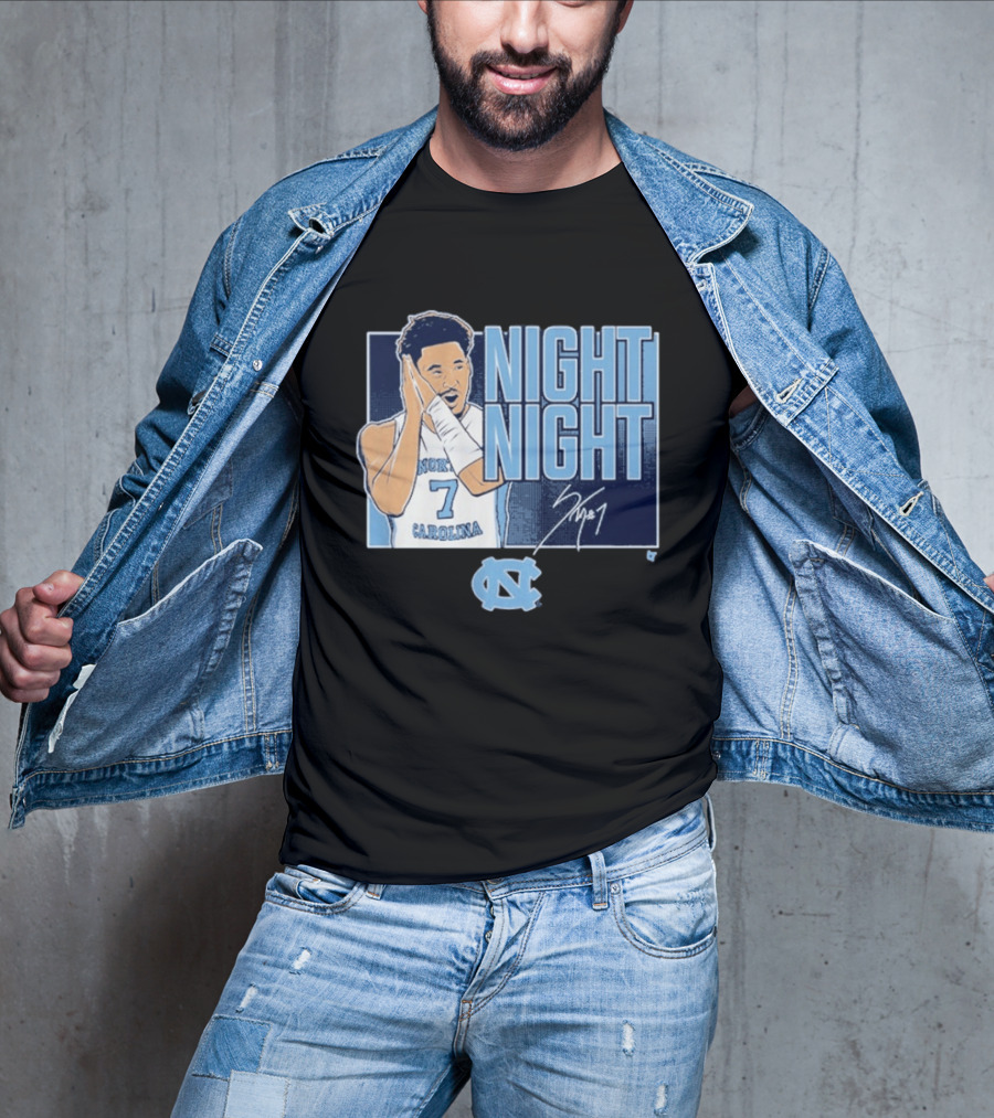 Seth Trimble Night Night North Carolina Tar Heels Basketball UNC T-Shirt
