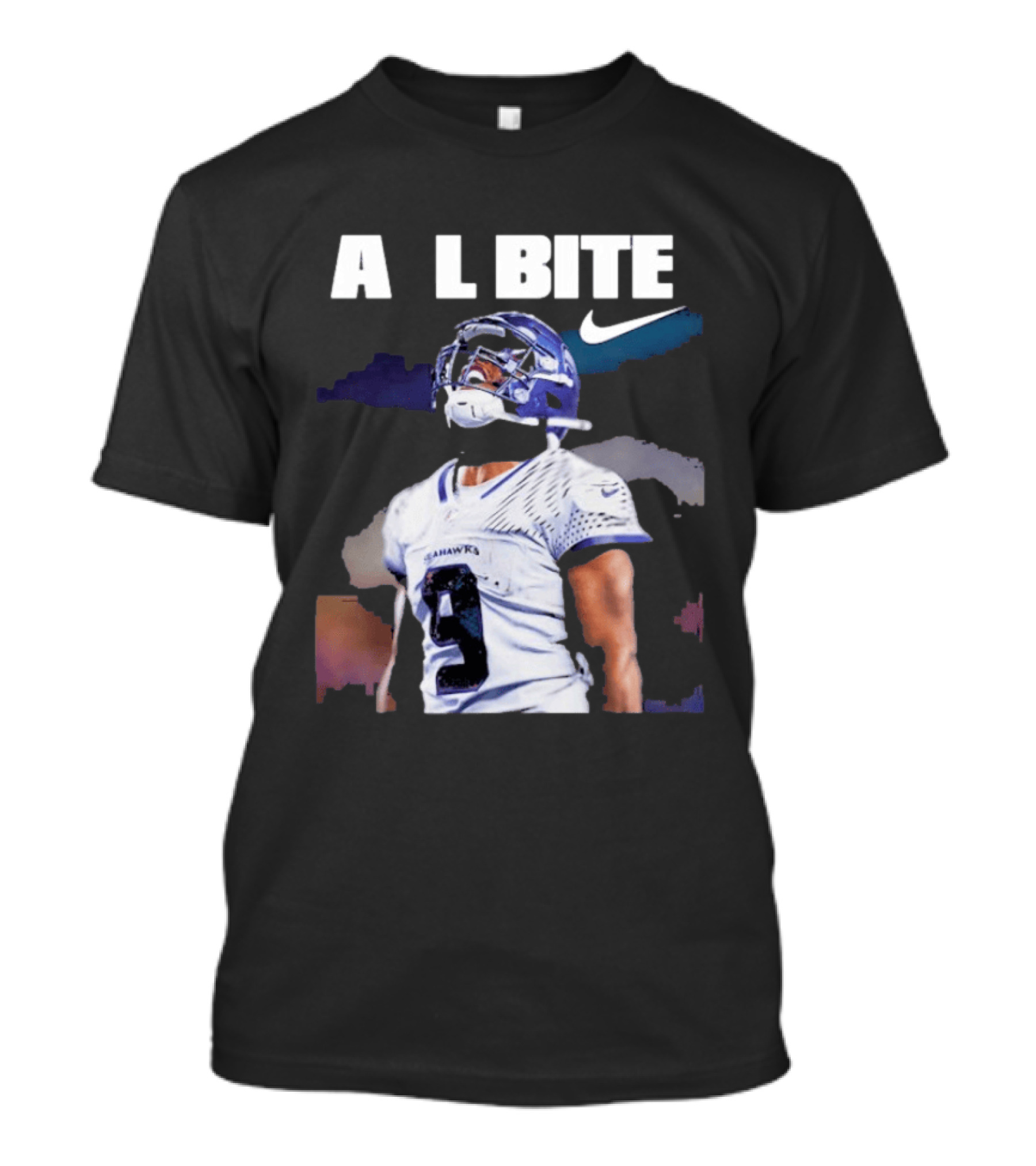 Kenneth Walker III Seattle Seahawks Nike All Bite Football T-Shirt