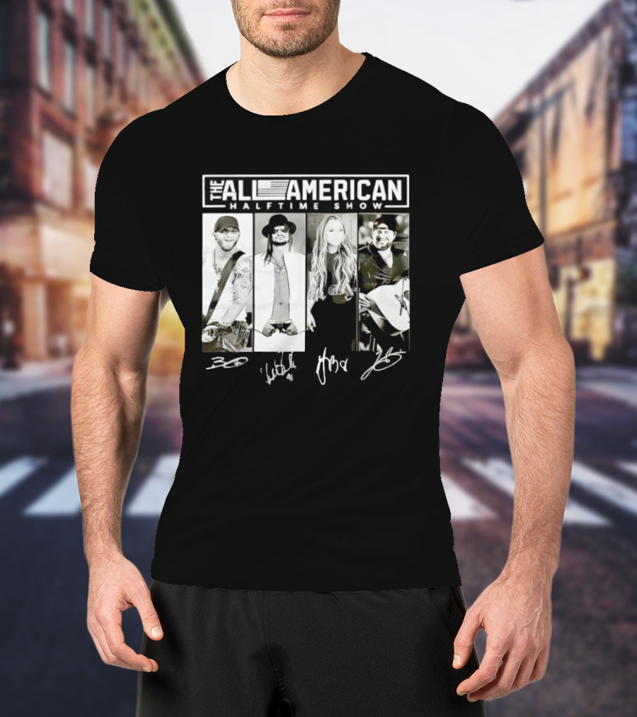 The All American Halftime Show Brett Watkins Miranda Toby Signature Collection T-Shirt