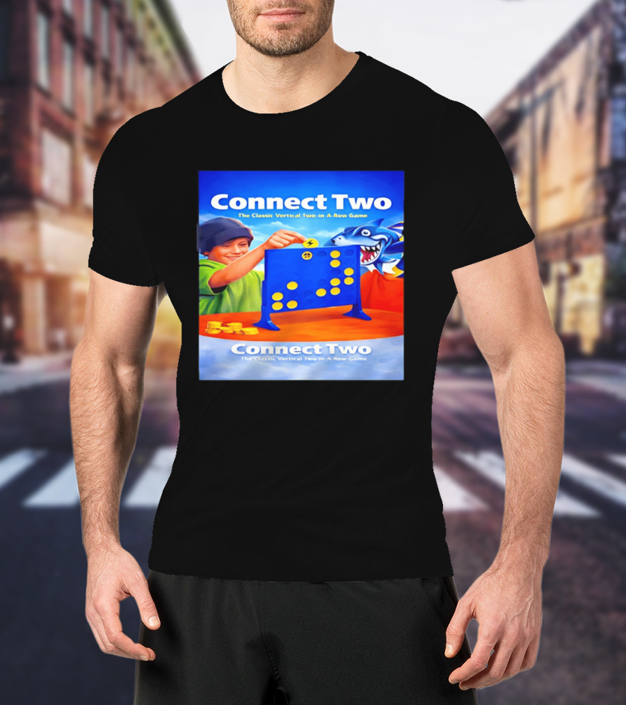 Connect Two The Classic Vertical Two In A Row Game T-Shirt