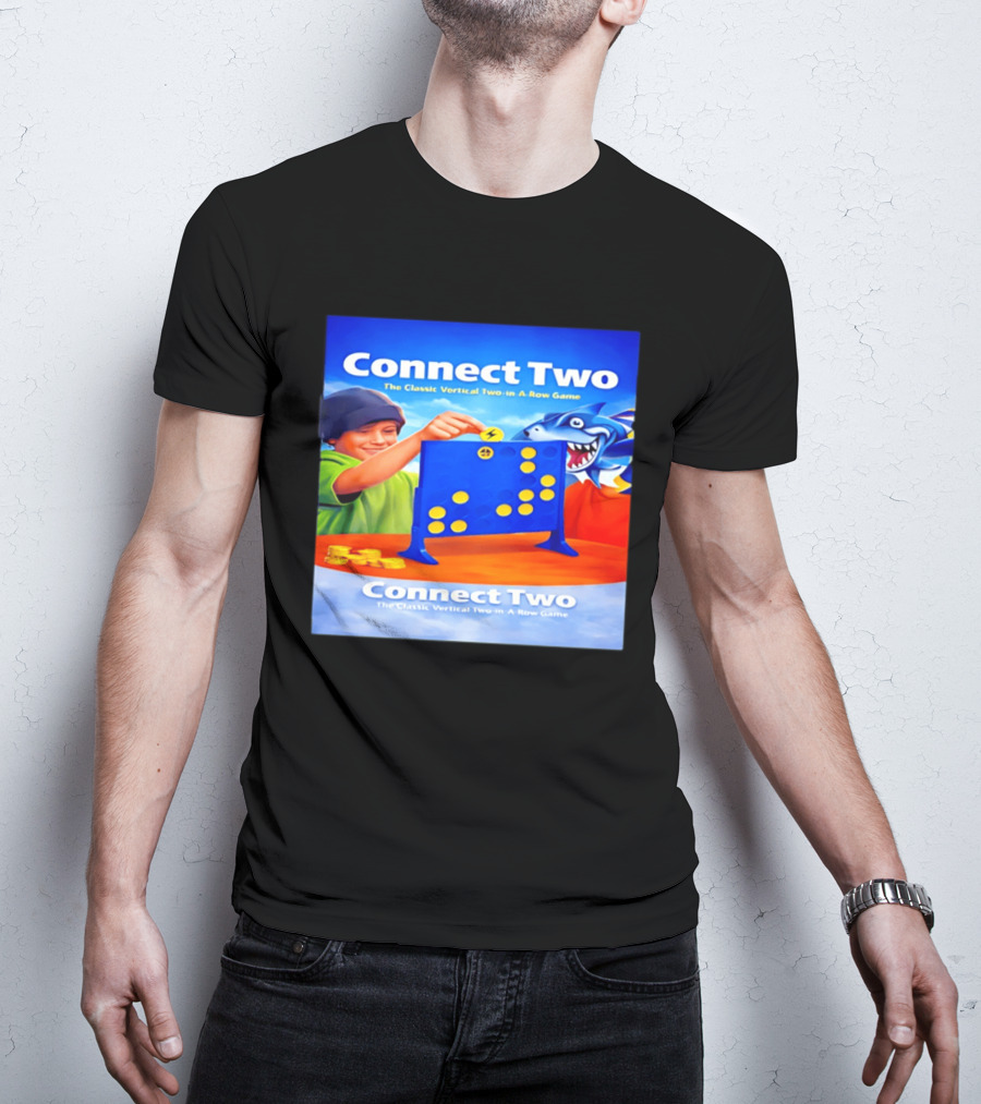 Connect Two The Classic Vertical Two In A Row Game T-Shirt