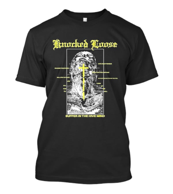 Knocked Loose Suffer In The Hive Mind Cross With Statue T-Shirt