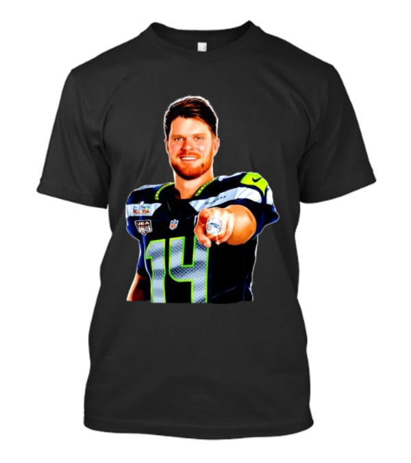 Seahawks Sam Darnold Champions Ring USA 150 NFL Honors T-Shirt