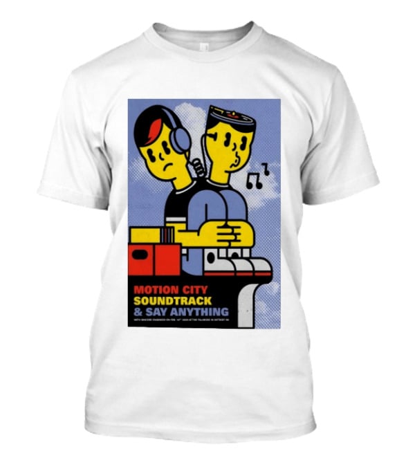 Motion City Soundtrack Say Anything Tour February 10 2026 Fillmore Detroit T-Shirt