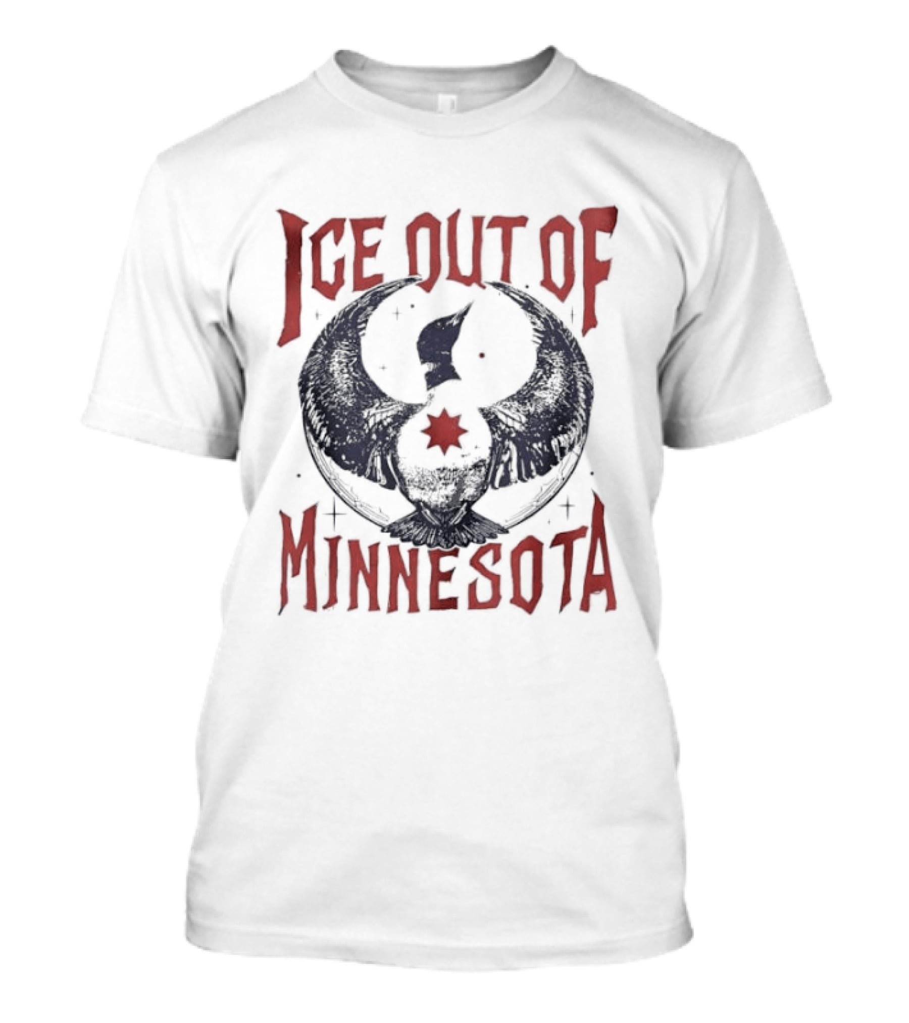 Ice Out Of Minnesota Loon T-Shirt
