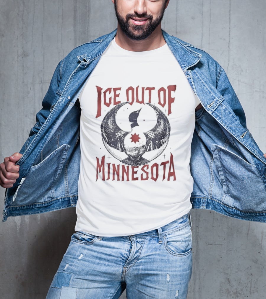 Ice Out Of Minnesota Loon T-Shirt