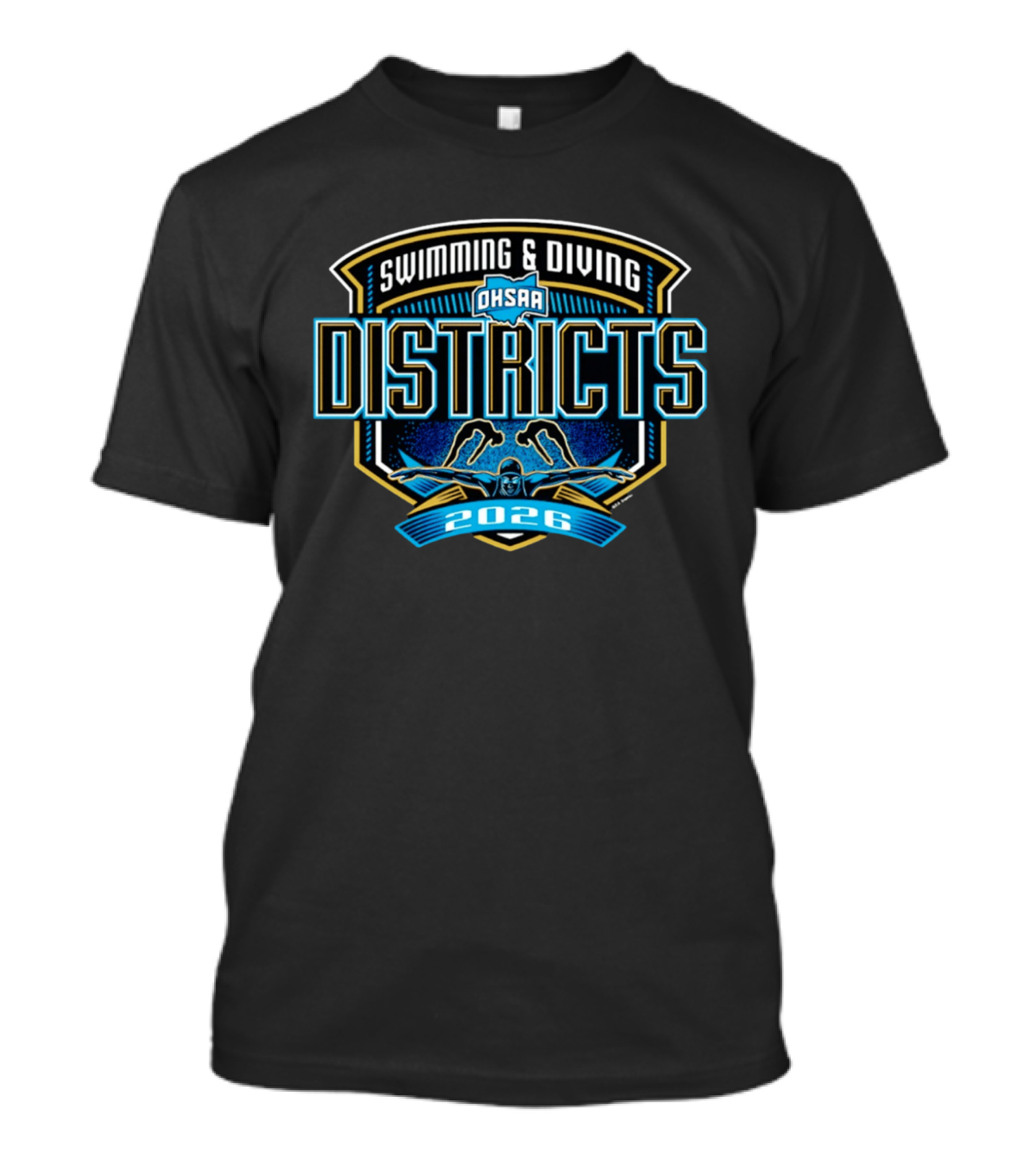 2026 OHSAA Swimming & Diving Districts Event T-Shirt