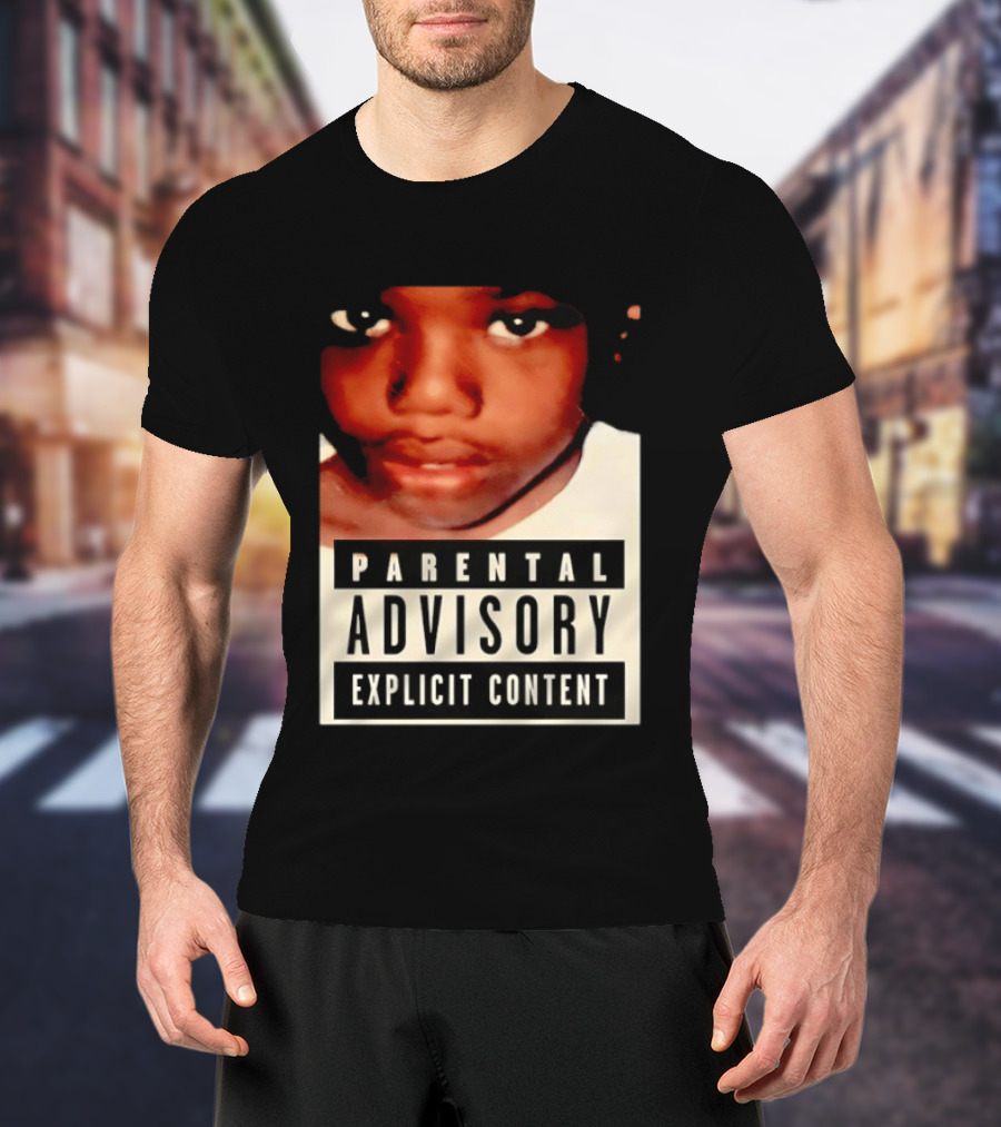 Parental Advisory Explicit Content Baby Keem Casino Album Cover Tracklist T-Shirt