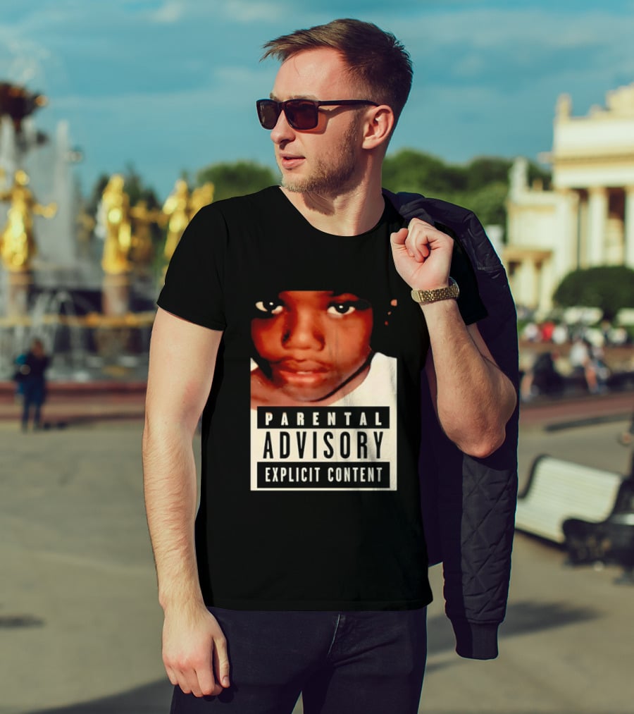 Parental Advisory Explicit Content Baby Keem Casino Album Cover Tracklist T-Shirt