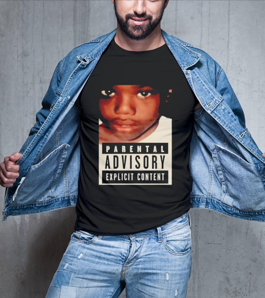 Parental Advisory Explicit Content Baby Keem Casino Album Cover Tracklist T-Shirt