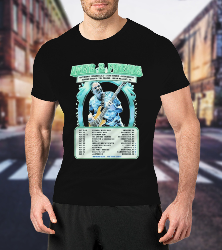 Oteil And Friends 2026 Tour North America Featuring Melvin Seals Steve Kimock City Dates May T-Shirt