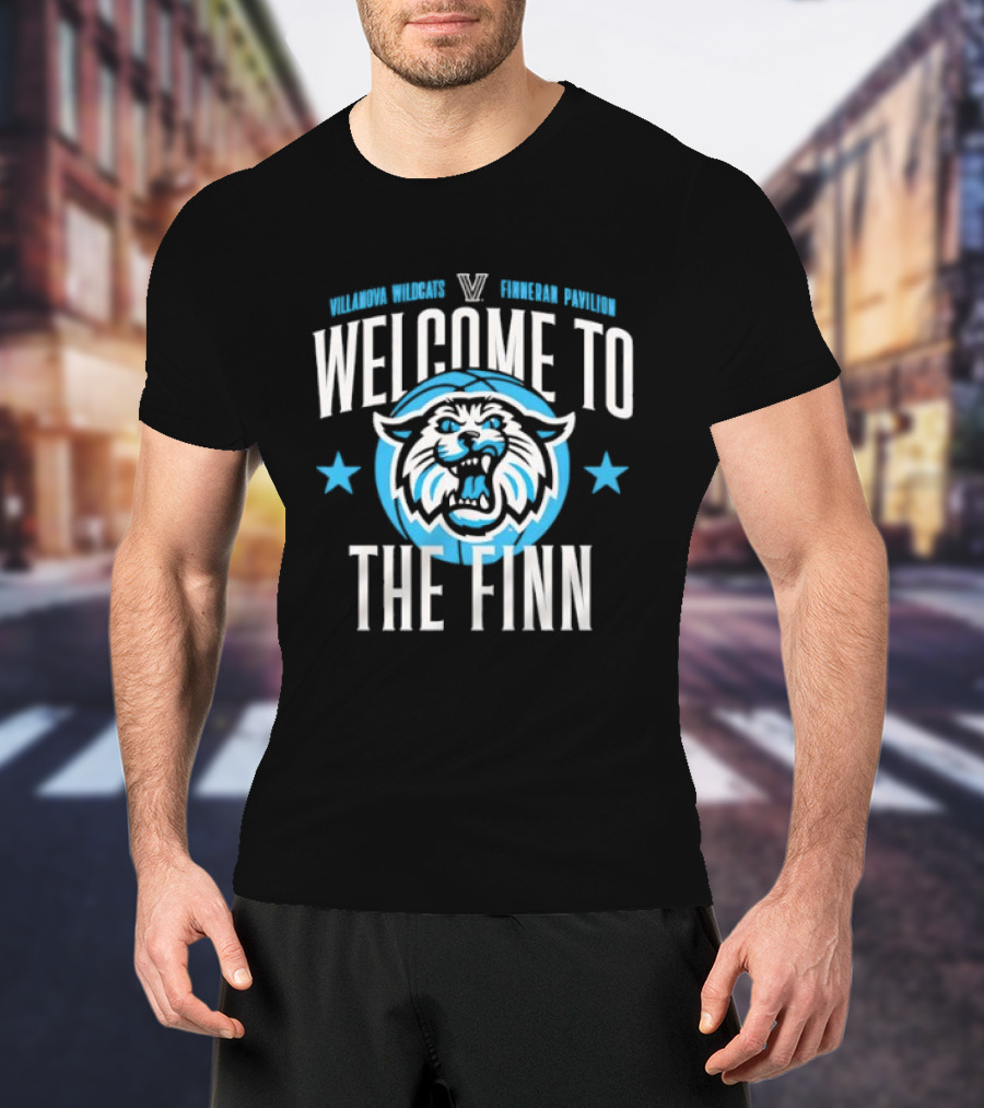 Villanova Wildcats Welcome To Finneran Pavilion The Finn T-Shirt