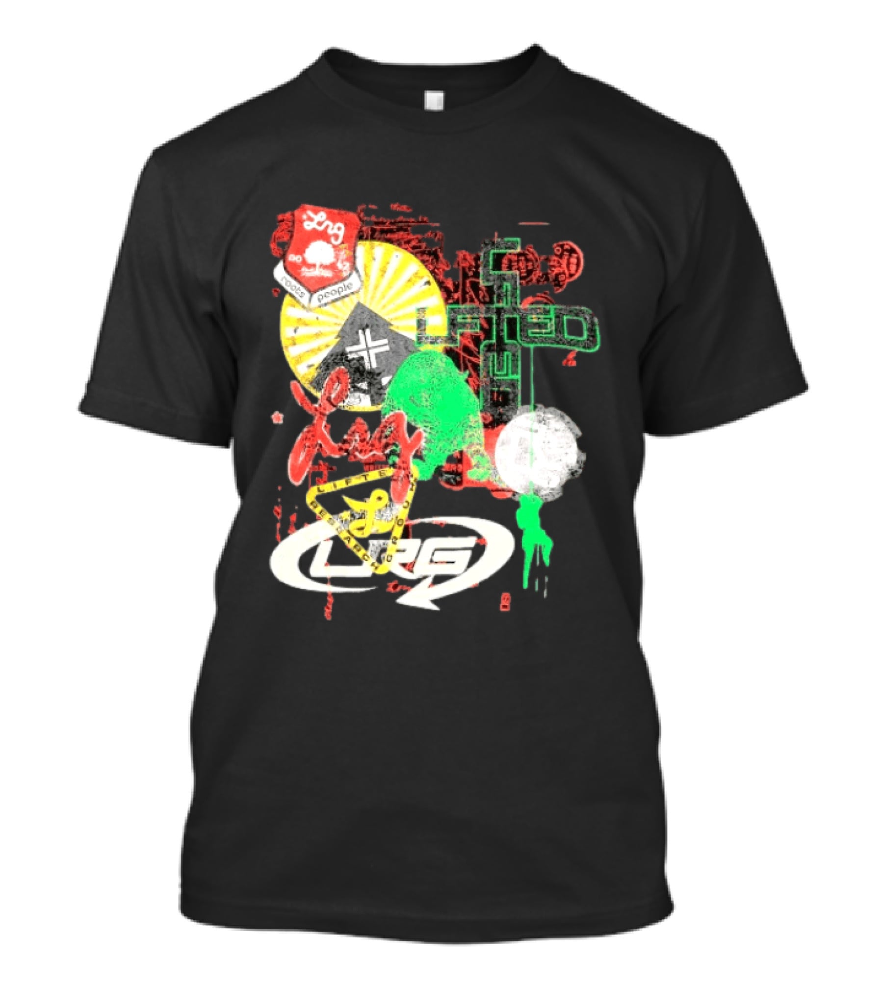 Lifted Research Group LRG Mashup Rockin People LRG Tag Nature T-Shirt