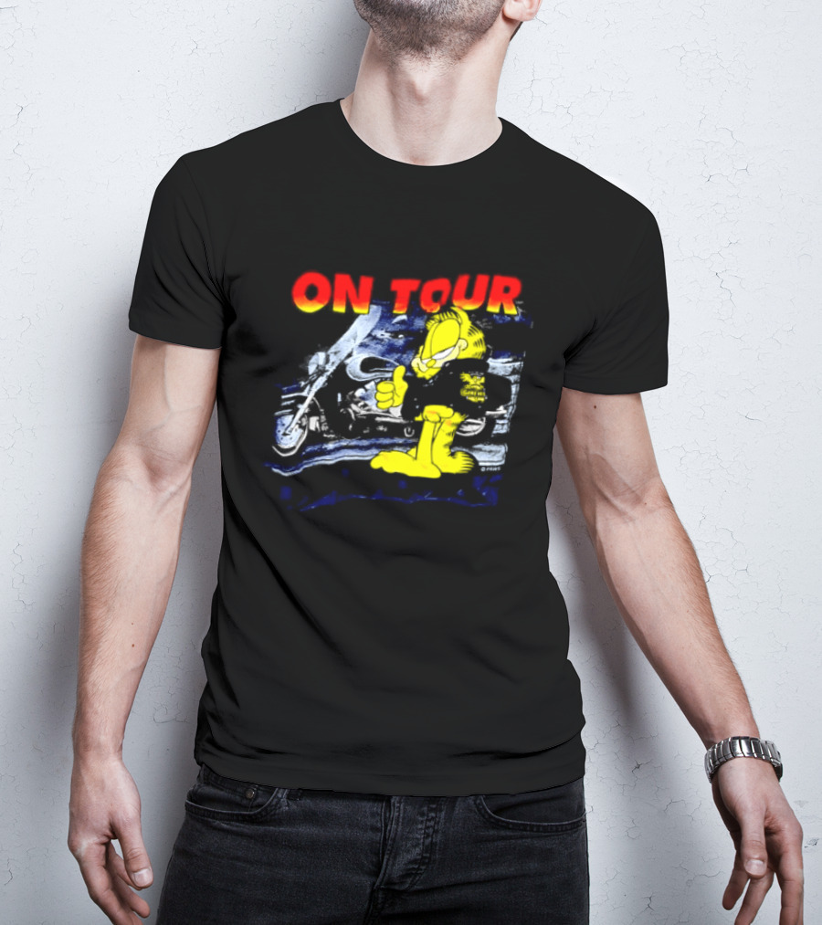 Garf On Tour Motorcycle Adventure T-Shirt