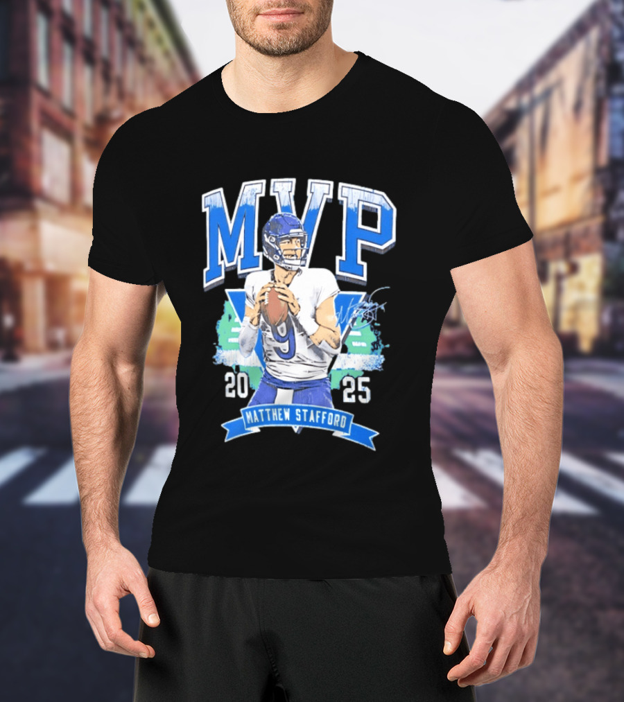 Matthew Stafford MVP 2025 Los Angeles Rams T-Shirt