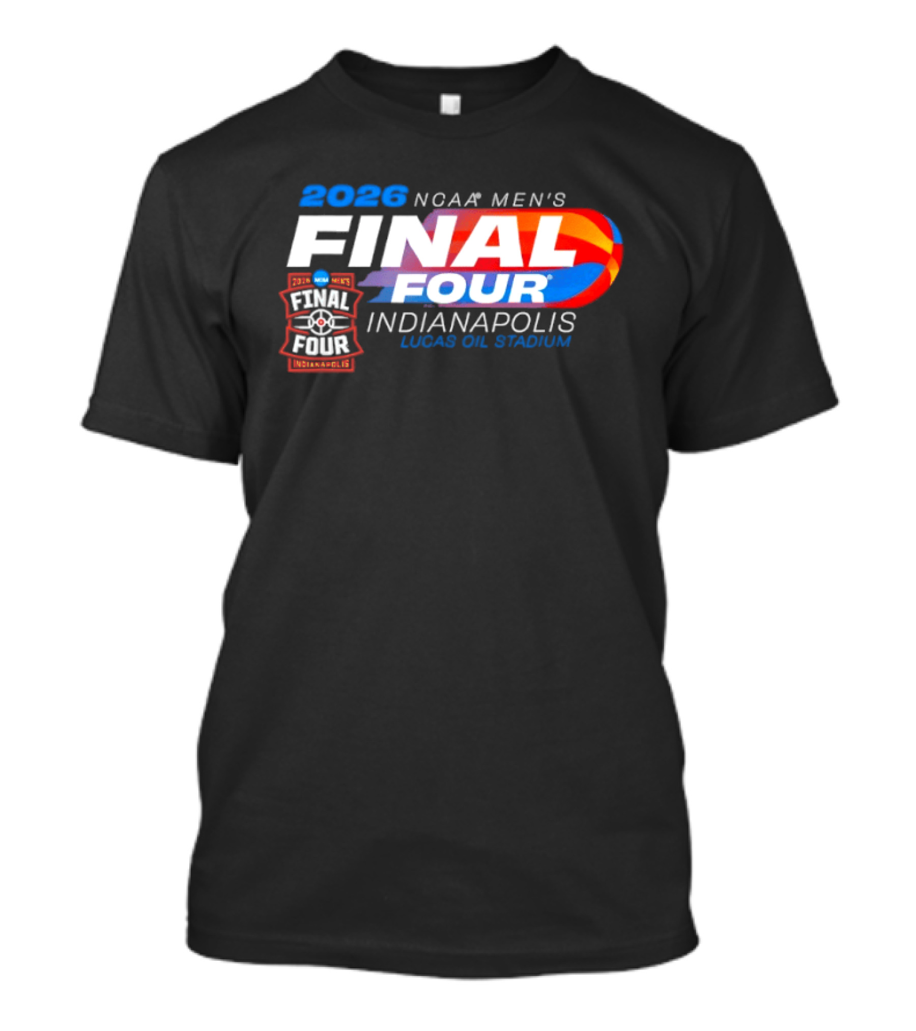 2026 NCAA Final Four Men's Basketball Indianapolis Lucas Oil Stadium T-Shirt