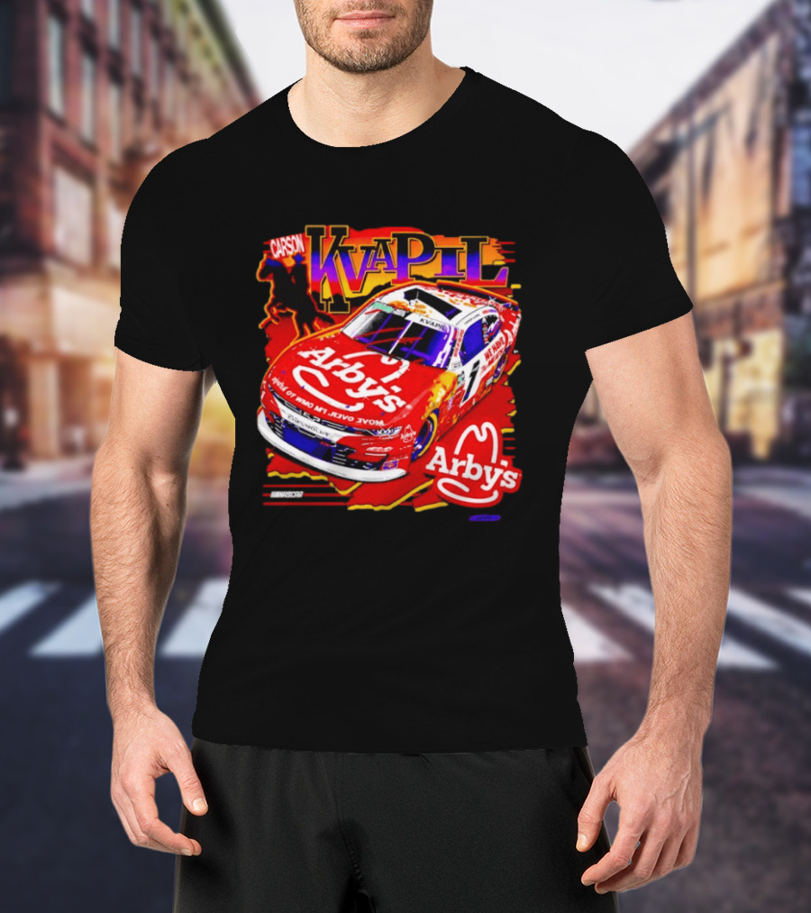 Carson Kvapil Arby's NASCAR Racing Car T-Shirt