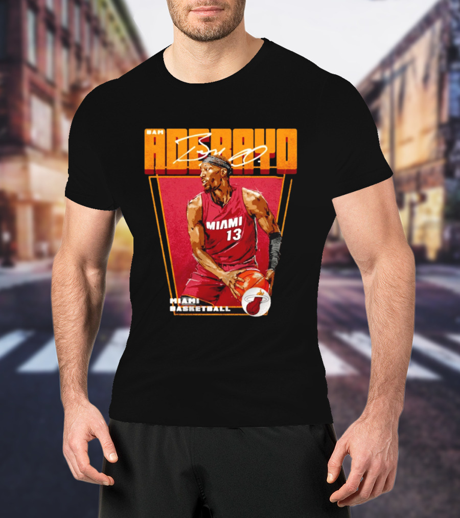 Bam Adebayo Miami 13 Basketball Heat T-Shirt