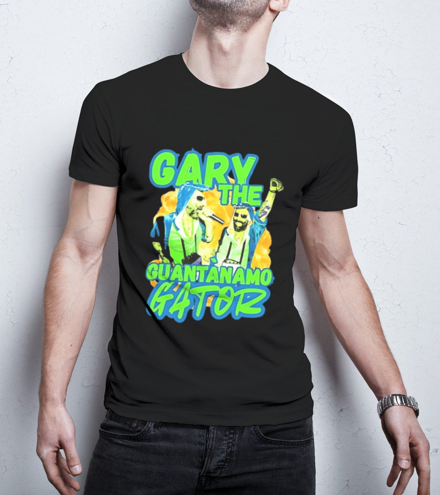 Gary The Guantanamo Gator Retro Pop Culture T-Shirt