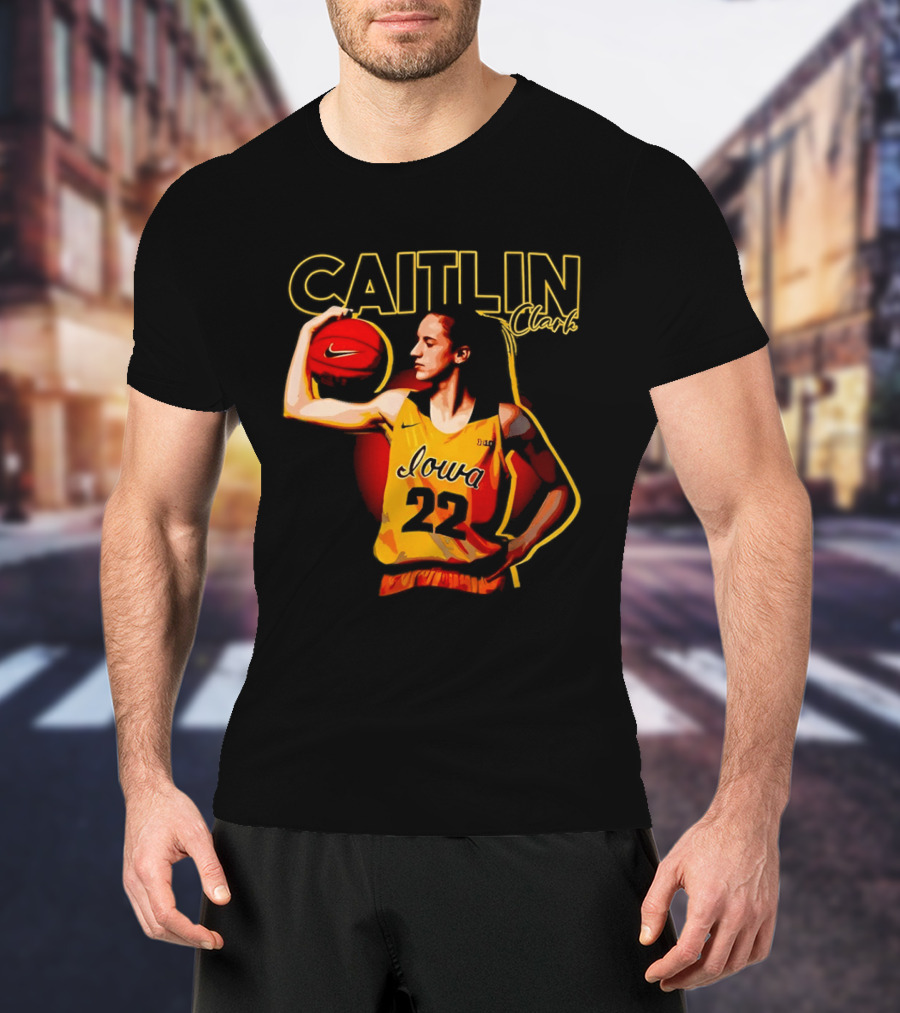 Caitlin Clark Iowa Basketball 22 Nike T-Shirt