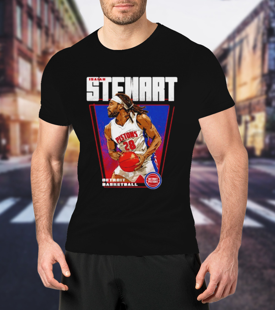 Isaiah Stewart Detroit Pistons Basketball 28 T-Shirt