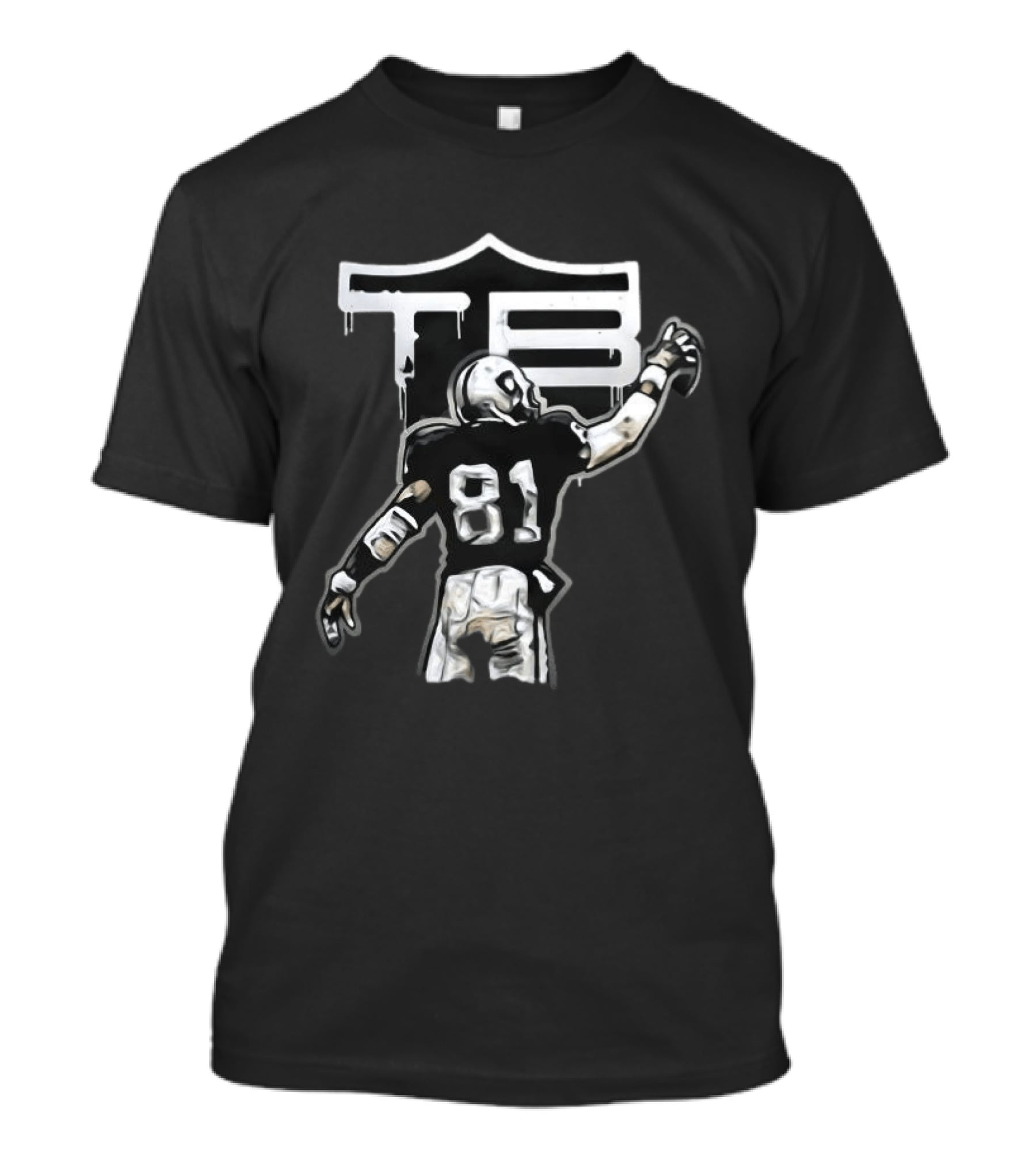 Las Vegas Raiders Mr. R8R 81 TB Football T-Shirt