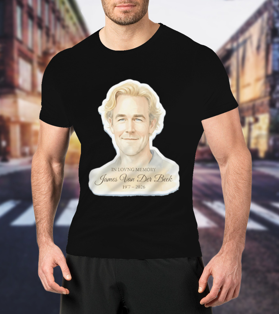 James Van Der Beek In Loving Memory 1977 2026 T-Shirt