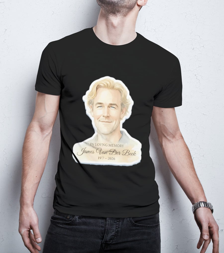 James Van Der Beek In Loving Memory 1977 2026 T-Shirt