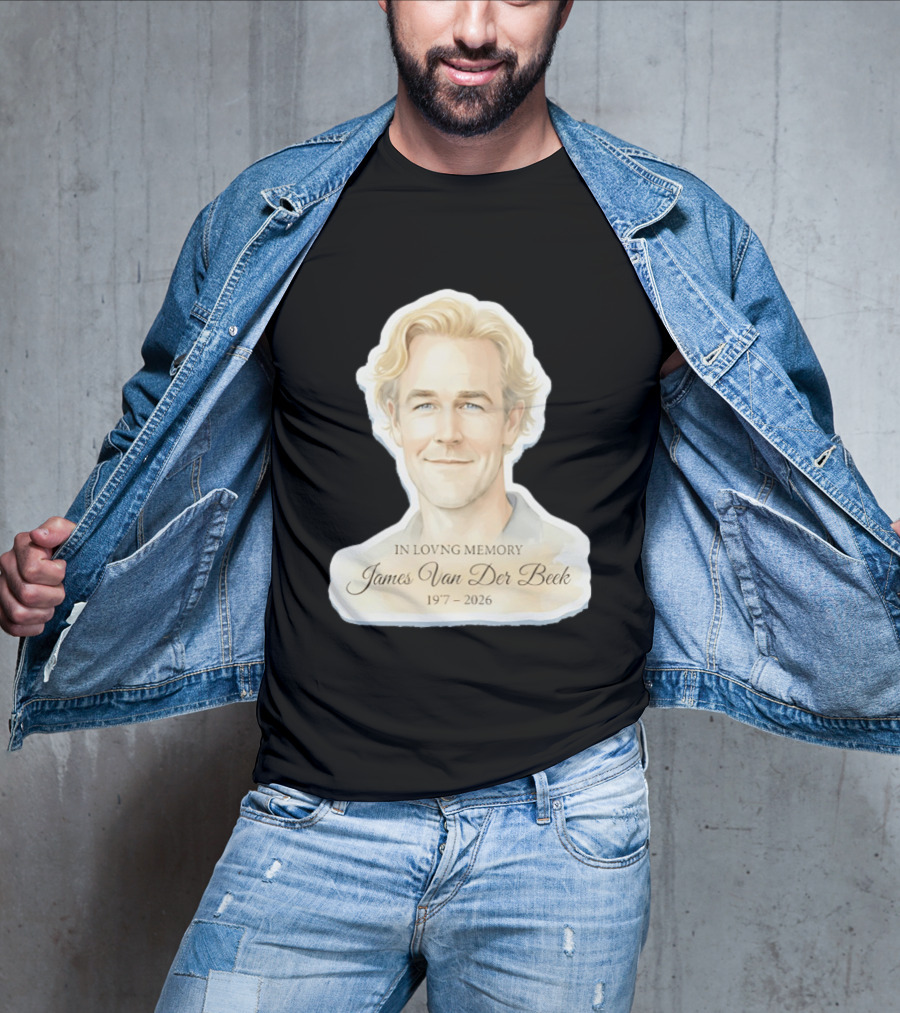 James Van Der Beek In Loving Memory 1977 2026 T-Shirt