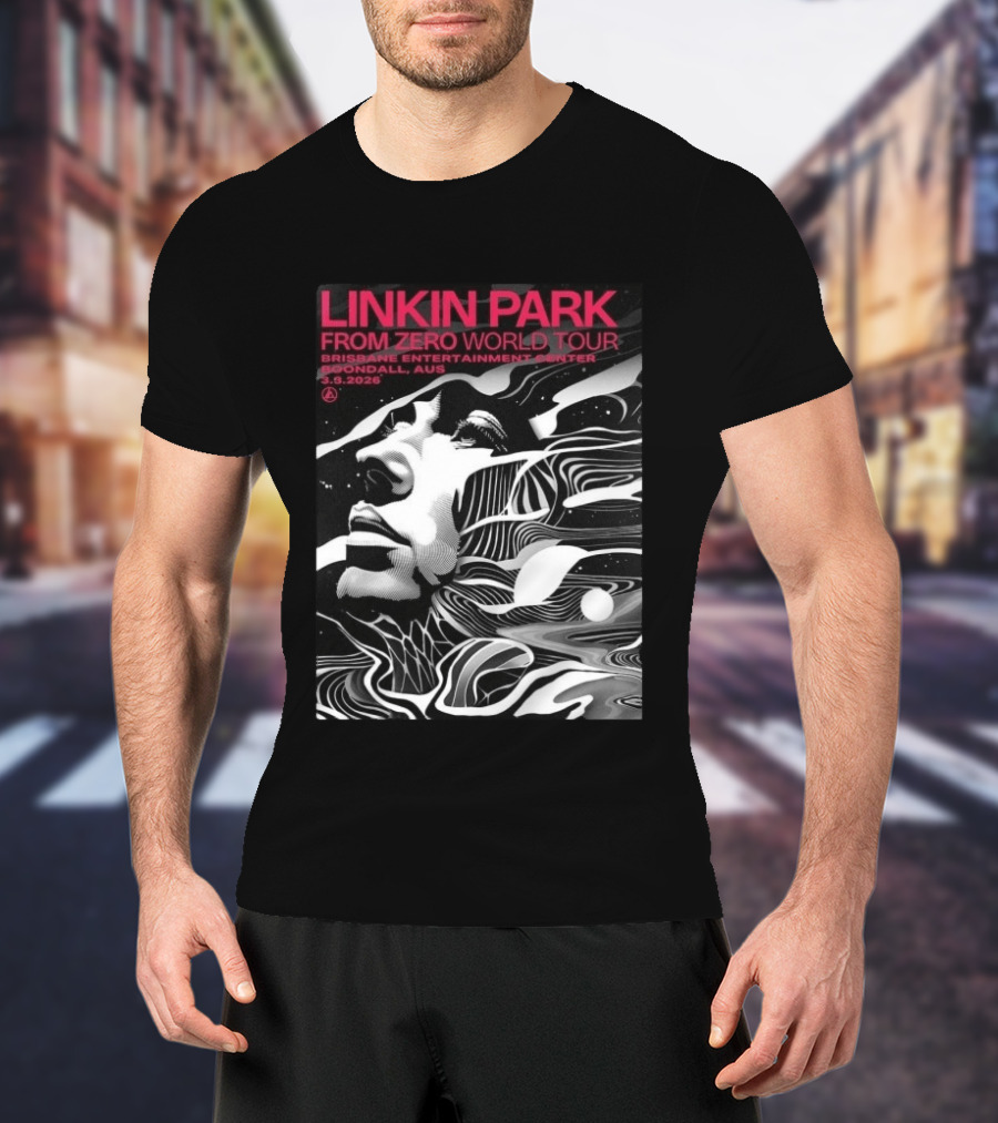 Linkin Park From Zero World Tour Brisbane Entertainment Center Boondall Australia March 3 2026 T-Shirt