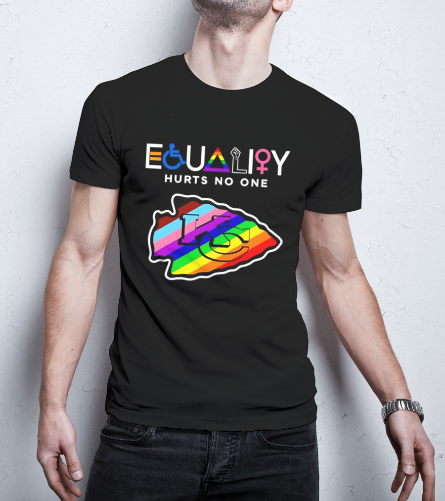 Kansas City Chiefs Equality Hurts No One LGBTQ Pride T-Shirt