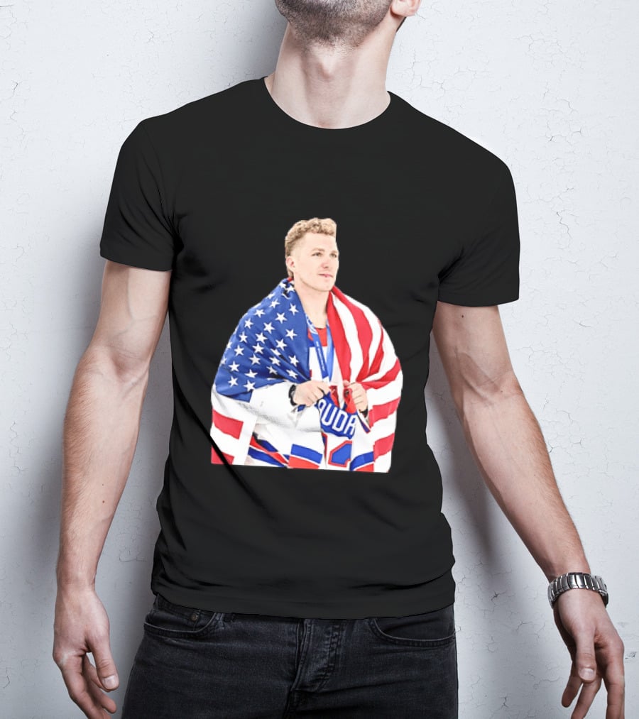 Matthew Tkachuk Team USA 2026 Milano Cortina Winter Olympics Golden Goal T-Shirt