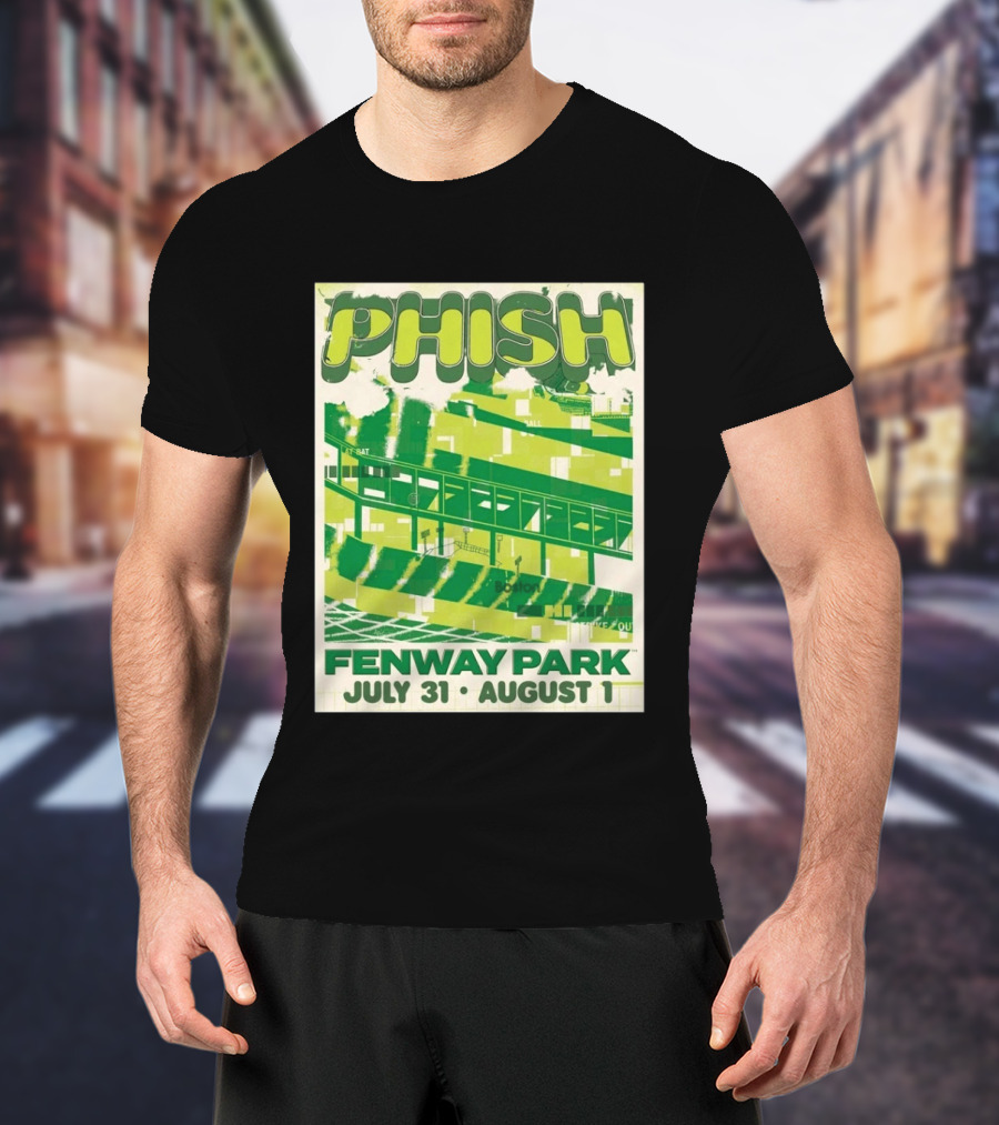 Phish Fenway Park Boston July 31 August 1 Event 2026 T-Shirt